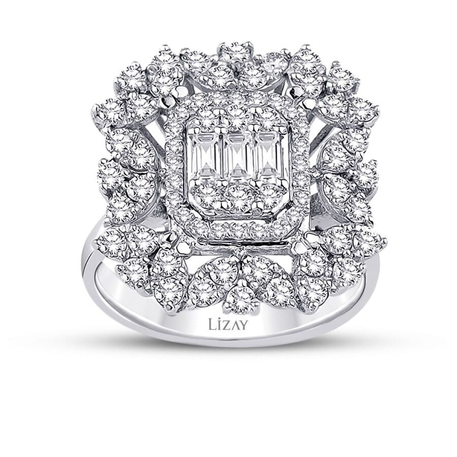 1.36 ct. Diamant Baguette Ring