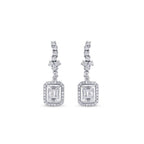 0.72 ct. Diamant Baguette Ohrringe