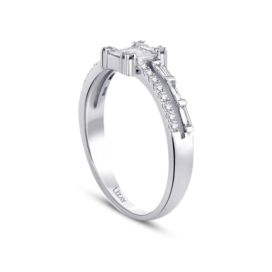0.47 ct. Diamant Baguette Ring