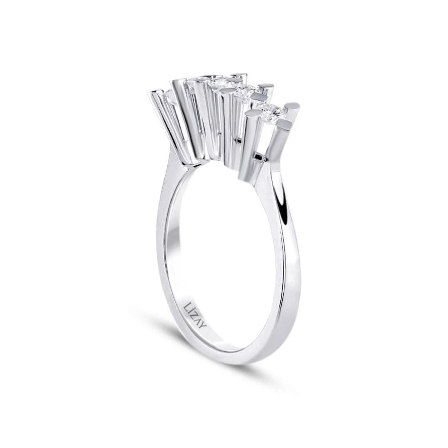 0.50 ct. Diamant Fünf-Stein Ring