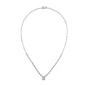1.56 ct. Diamant Baguette Halskette