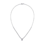 1.56 ct. Diamant Baguette Halskette