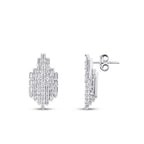 1.00 ct. Diamant Baguette Ohrringe