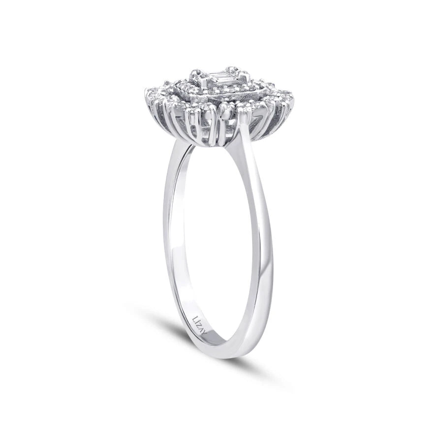 0.40 ct. Diamant Baguette Ring