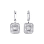 1.48 ct. Diamant Baguette Ohrringe