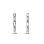 0.25 ct. Diamant Baguette Trend Ohrringe
