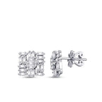 0.87 ct. Diamant Baguette Ohrringe
