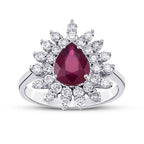 3.07 ct. Diamant Rubin Ring