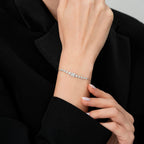 1.58 Karat Diamant Baguette Blume Set