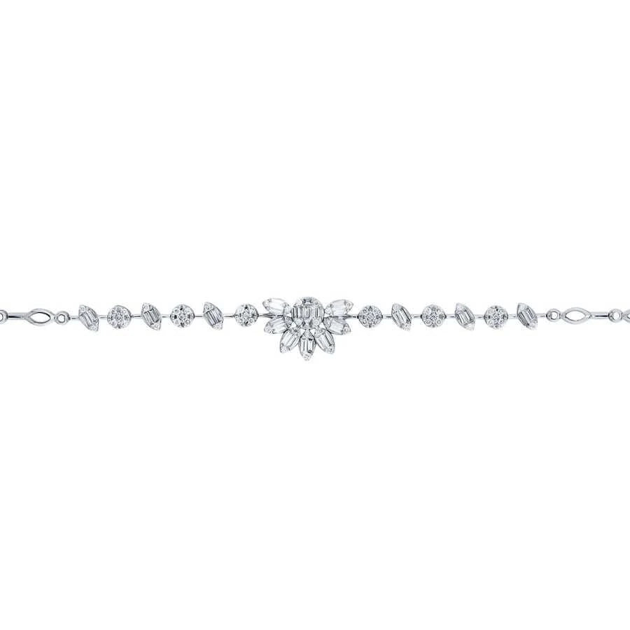 0.91 ct. Diamant Baguette Armband