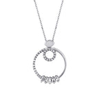 0.25 ct. Diamant Baguette Halskette