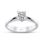 0.25 ct. Diamant Rund Solitär Verlobungsring