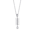 0.54 ct. Diamant Baguette Halskette