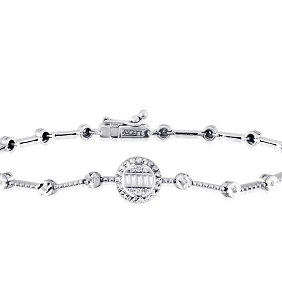 0.16 ct. Diamant Baguette Armband