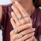 0.93 ct. Diamant Aurora Ring