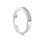 0.25 ct. Diamant Halb-Eternity Ring