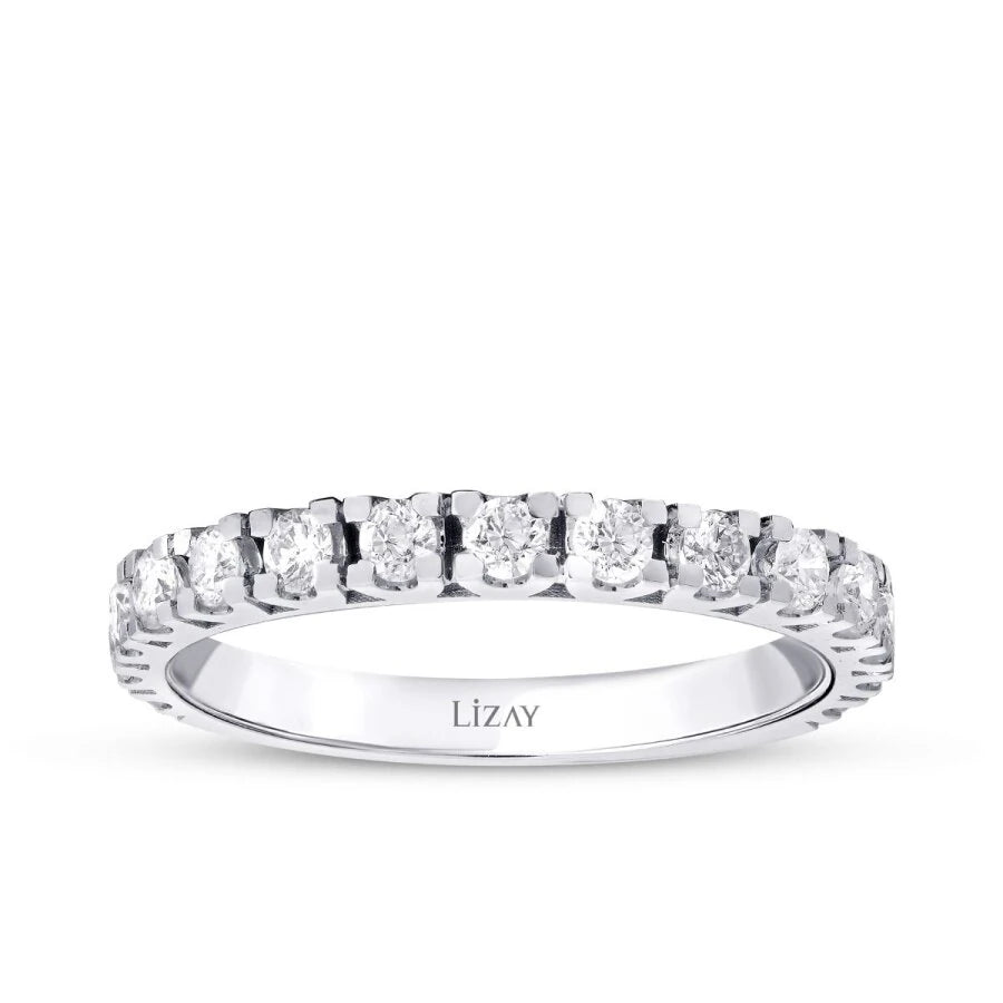 0.80 ct. Diamant Halb-Eternity Ring