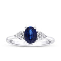 0.94 ct. Diamant Saphir Ring