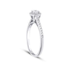 0.41 ct. Diamant Rund Solitär Verlobungsring