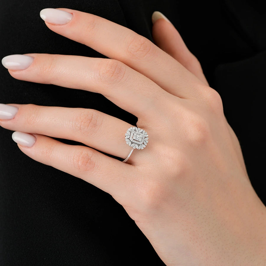 1.25 Karat Diamant Baguette Set