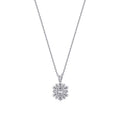 0.49 ct. Diamant Baguette Halskette