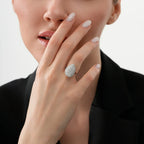 1.30 ct. Diamant Trend Tropfen Ring