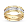 Gold Zweifarbiger Ehering
