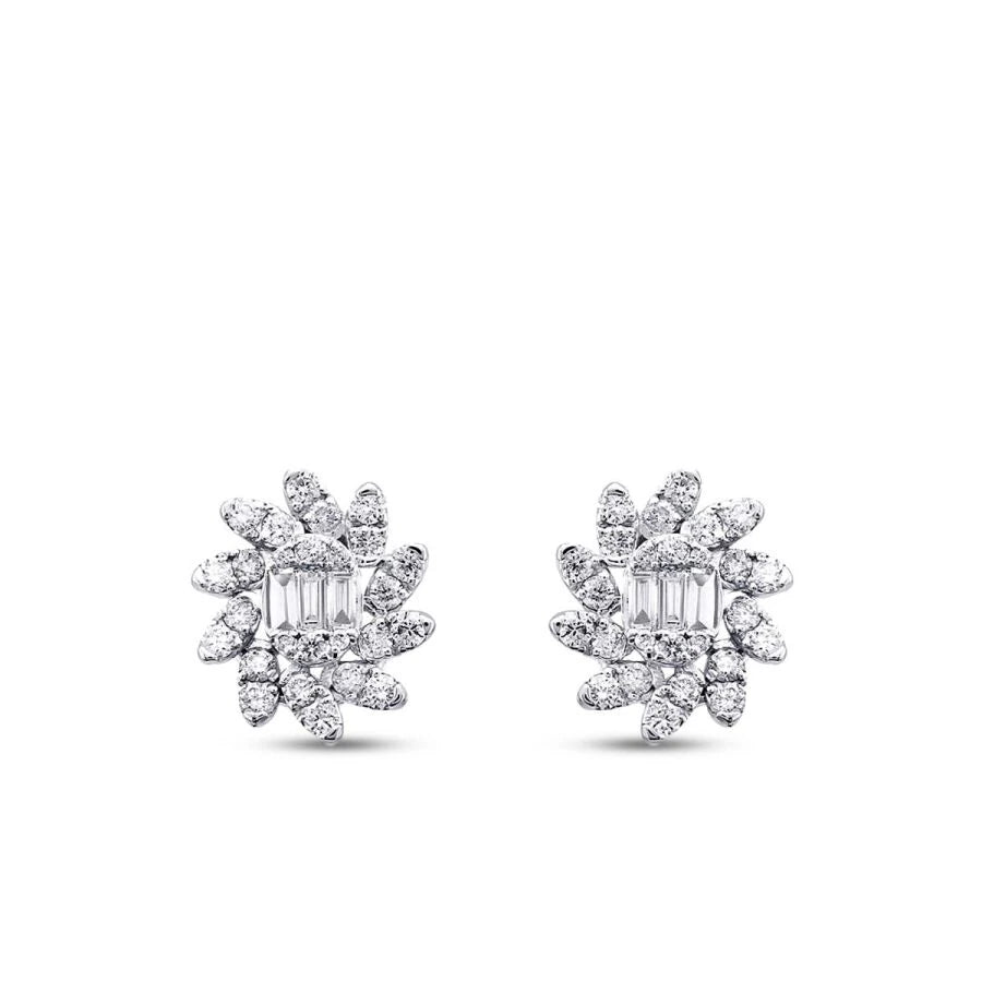 0.80 ct. Diamant Baguette Ohrringe