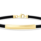 Gold Herren Platten Armband