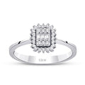 0.19 ct. Diamant Baguette Ring