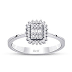 0.19 ct. Diamant Baguette Ring
