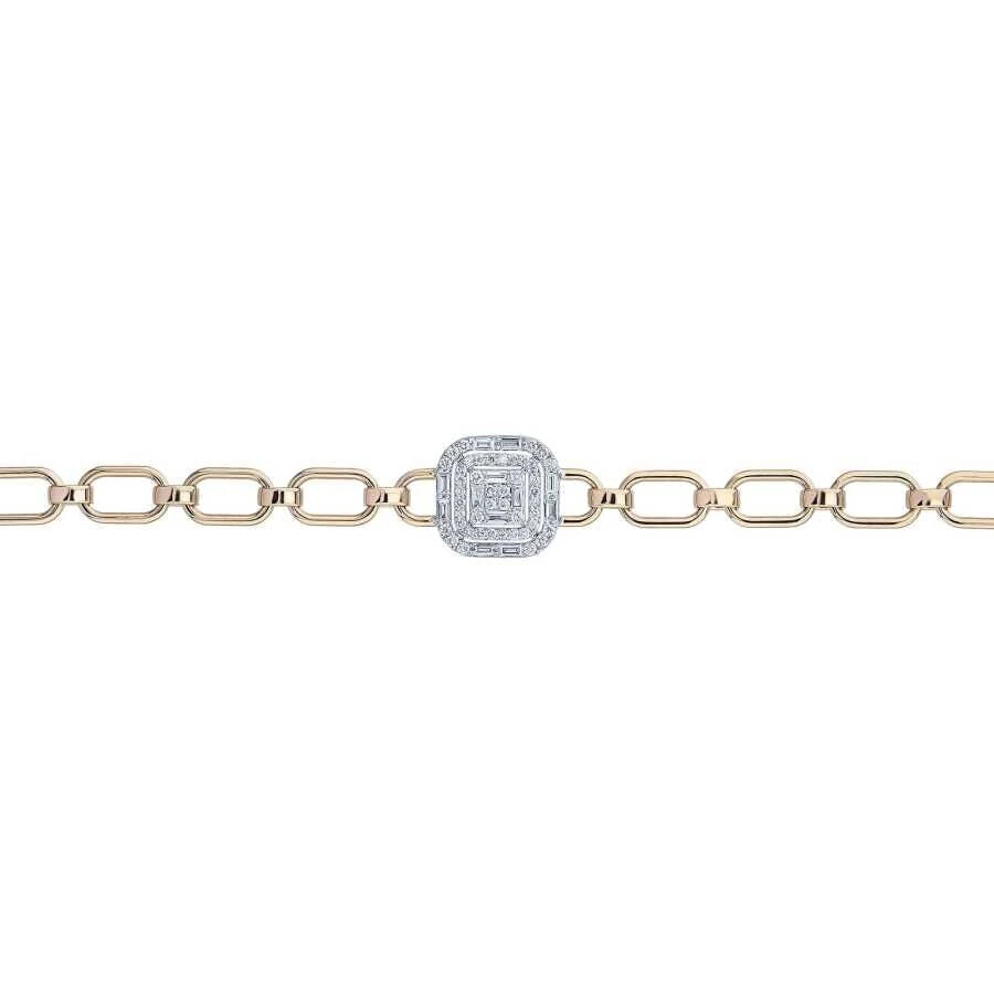 0.61 ct. Diamant Baguette Armband