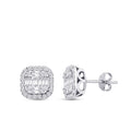 0.97 ct. Diamant Baguette Ohrringe