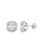 0.97 ct. Diamant Baguette Ohrringe