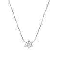 0.36 ct. Diamant Trend Blumen Halskette