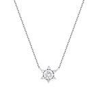 0.36 ct. Diamant Trend Blumen Halskette