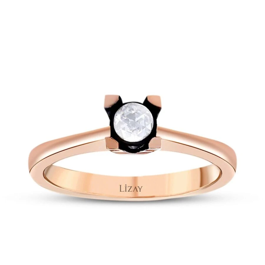 0.10 ct. Diamant Solitär Verlobungsring