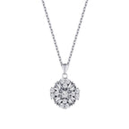 0.45 ct. Diamant Baguette Halskette