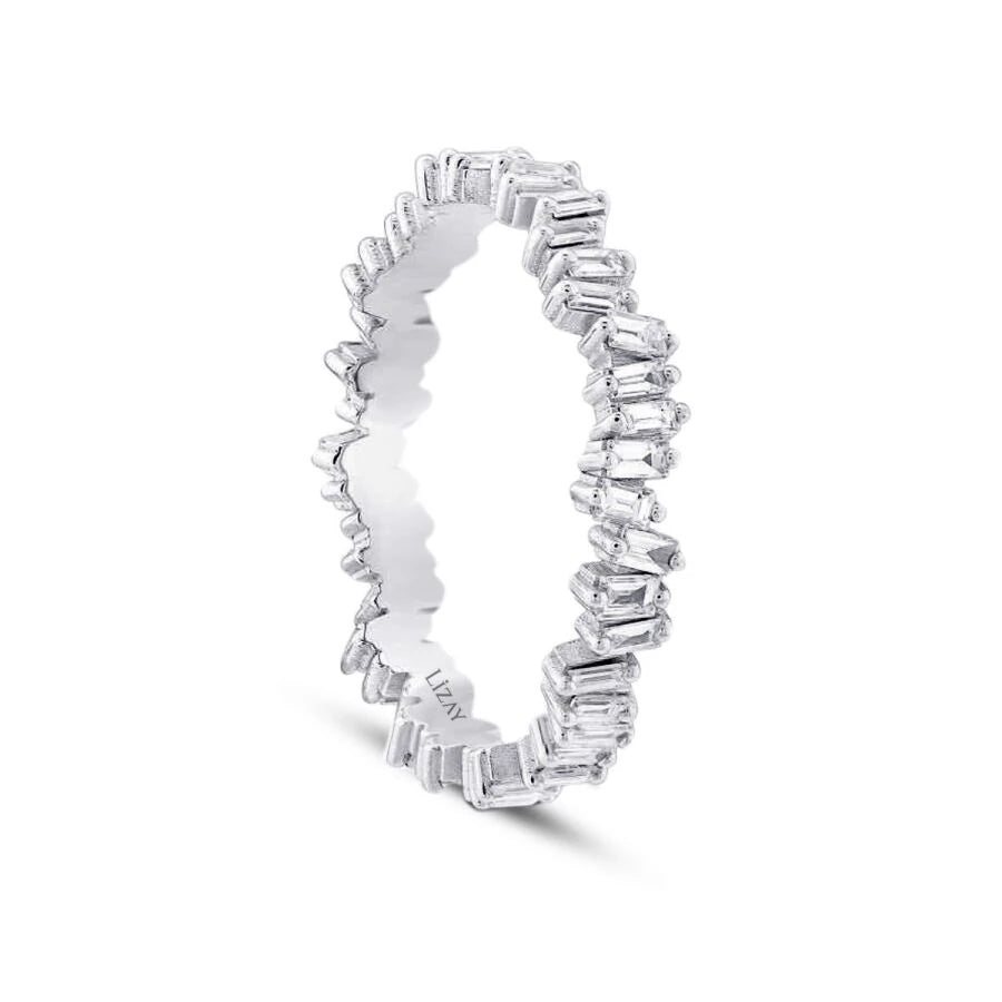 0.70 ct. Diamant Eternity Baguette Ring