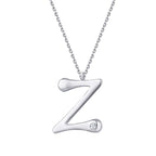 0.02 ct. Diamant Z-Buchstabe Halskette