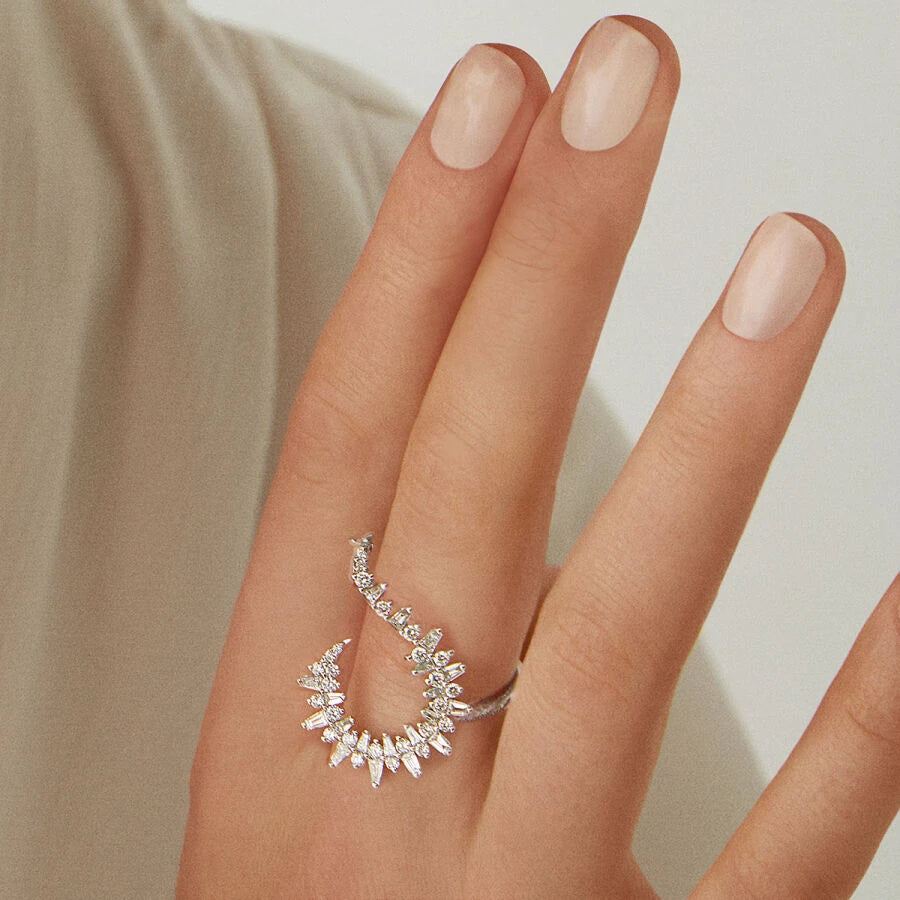 0.68 ct. Diamant Baguette Ring