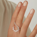 0.68 ct. Diamant Baguette Ring