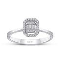 0.19 ct. Diamant Baguette Ring