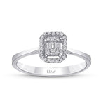 0.19 ct. Diamant Baguette Ring