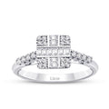 0.34 ct. Diamant Baguette Ring