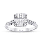 0.34 ct. Diamant Baguette Ring