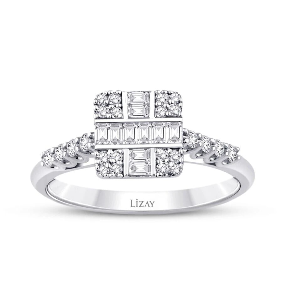 0.34 ct. Diamant Baguette Ring