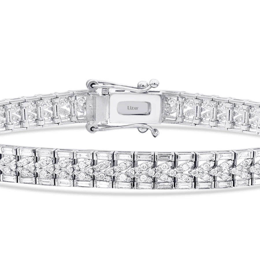 2.83 ct. Diamant Baguette Armband
