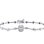 0.19 ct. Diamant Baguette Armband