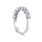 0.31 ct. Diamant Halb-Eternity Ring